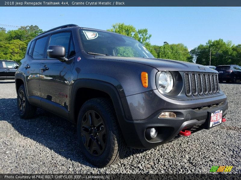Granite Crystal Metallic / Black 2018 Jeep Renegade Trailhawk 4x4