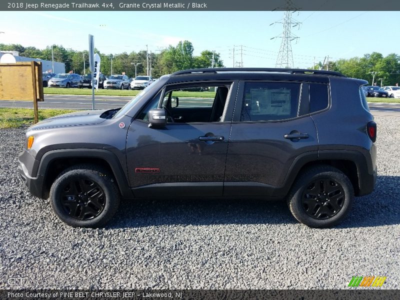 Granite Crystal Metallic / Black 2018 Jeep Renegade Trailhawk 4x4