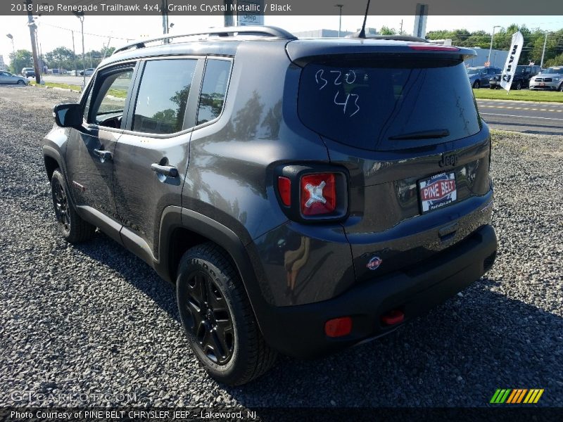 Granite Crystal Metallic / Black 2018 Jeep Renegade Trailhawk 4x4