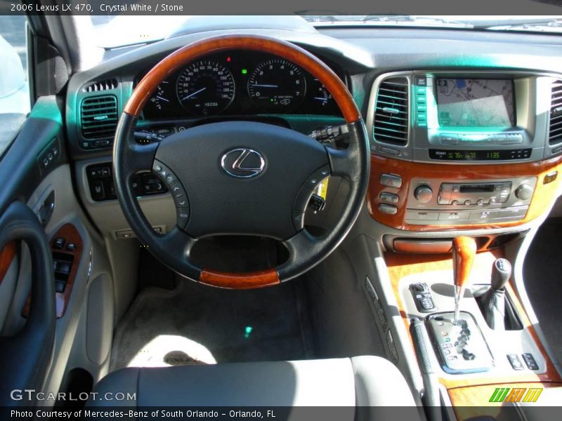 Crystal White / Stone 2006 Lexus LX 470