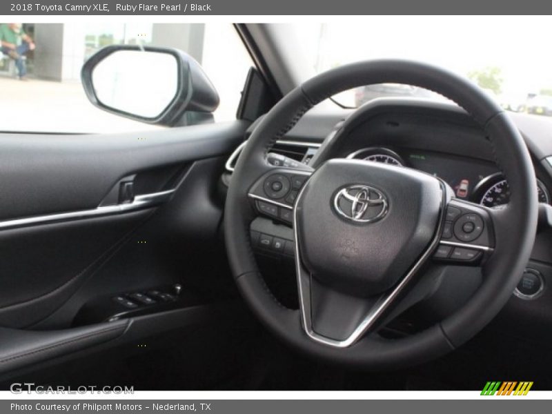Ruby Flare Pearl / Black 2018 Toyota Camry XLE