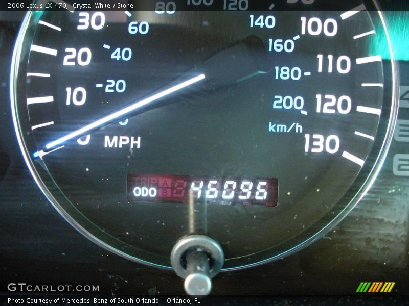 Crystal White / Stone 2006 Lexus LX 470