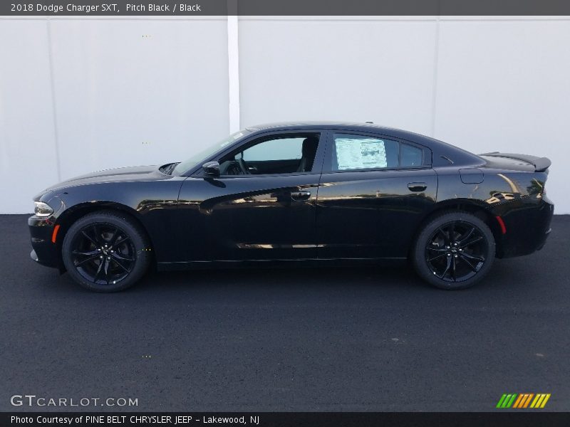 Pitch Black / Black 2018 Dodge Charger SXT