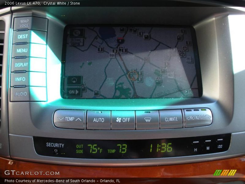 Crystal White / Stone 2006 Lexus LX 470