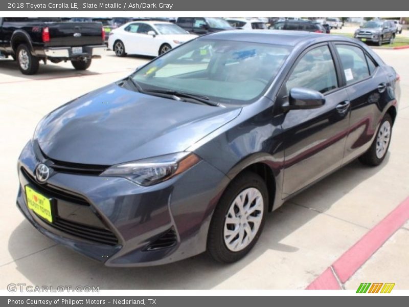 Slate Metallic / Ash/Dark Gray 2018 Toyota Corolla LE