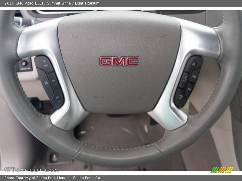 Summit White / Light Titanium 2016 GMC Acadia SLT