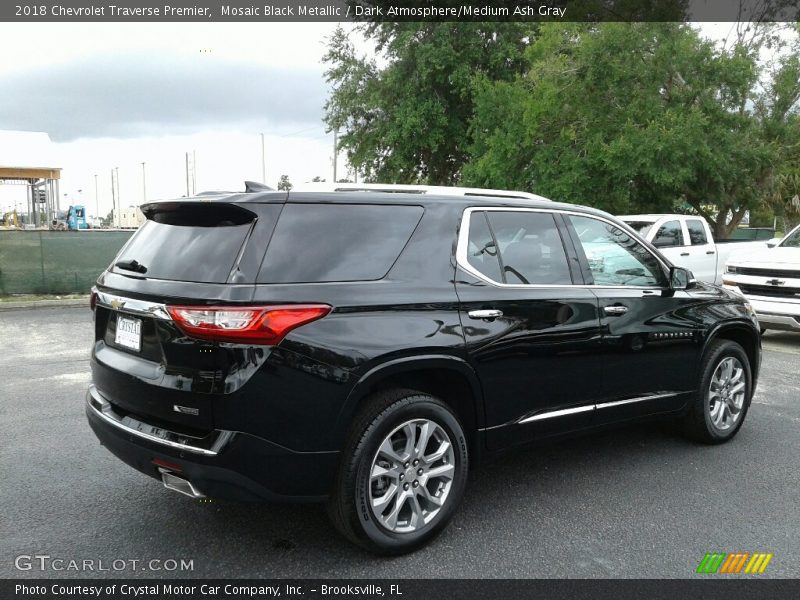 Mosaic Black Metallic / Dark Atmosphere/Medium Ash Gray 2018 Chevrolet Traverse Premier