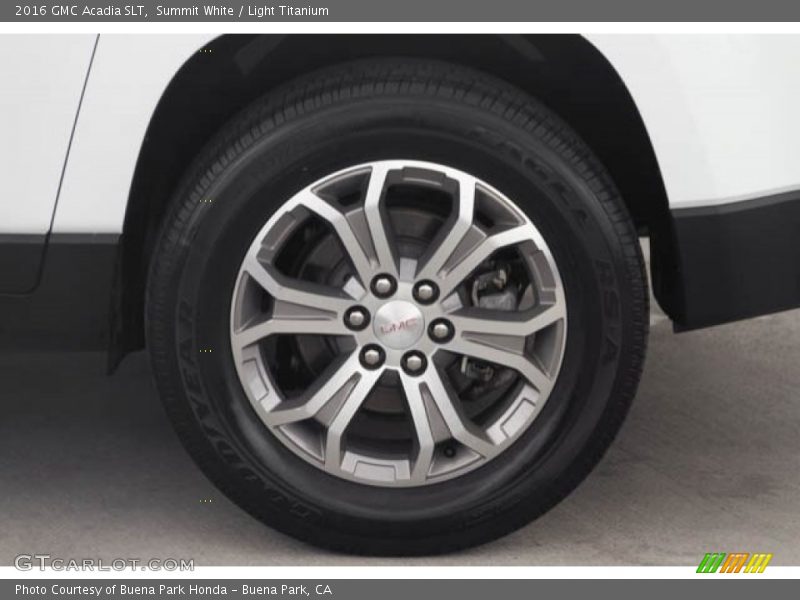Summit White / Light Titanium 2016 GMC Acadia SLT