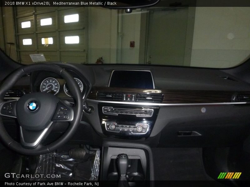 Mediterranean Blue Metallic / Black 2018 BMW X1 xDrive28i