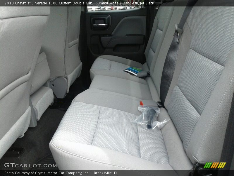 Summit White / Dark Ash/Jet Black 2018 Chevrolet Silverado 1500 Custom Double Cab
