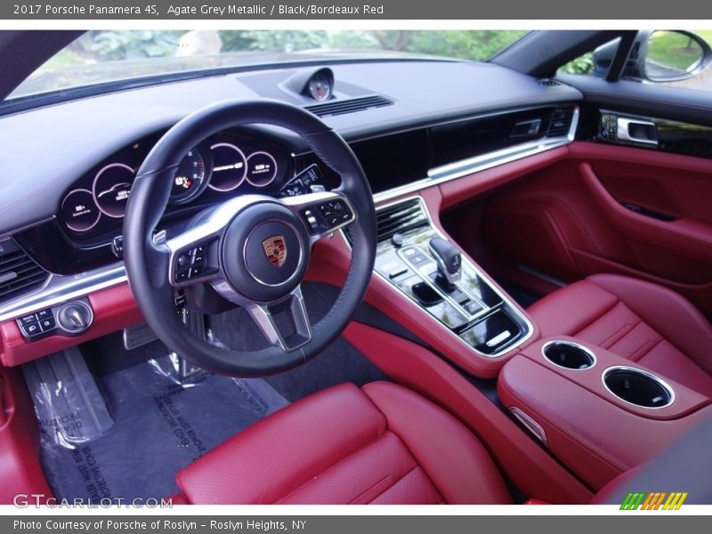  2017 Panamera 4S Black/Bordeaux Red Interior