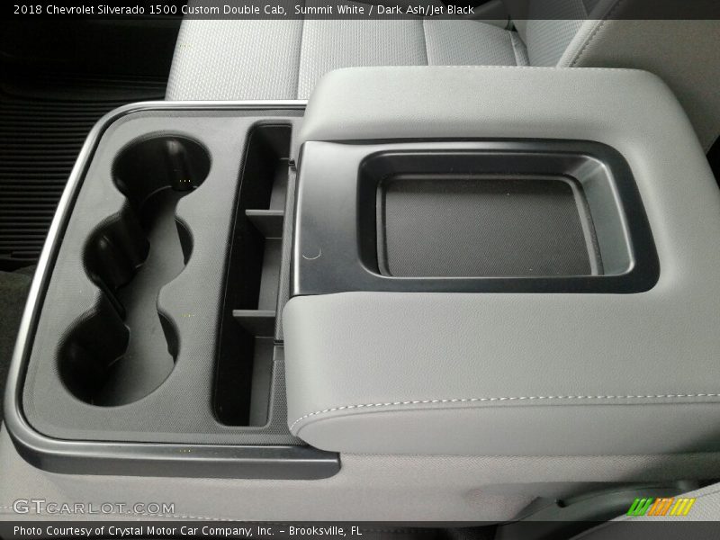 Summit White / Dark Ash/Jet Black 2018 Chevrolet Silverado 1500 Custom Double Cab