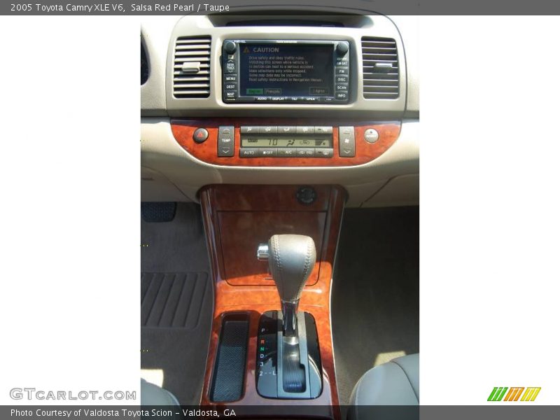 Salsa Red Pearl / Taupe 2005 Toyota Camry XLE V6