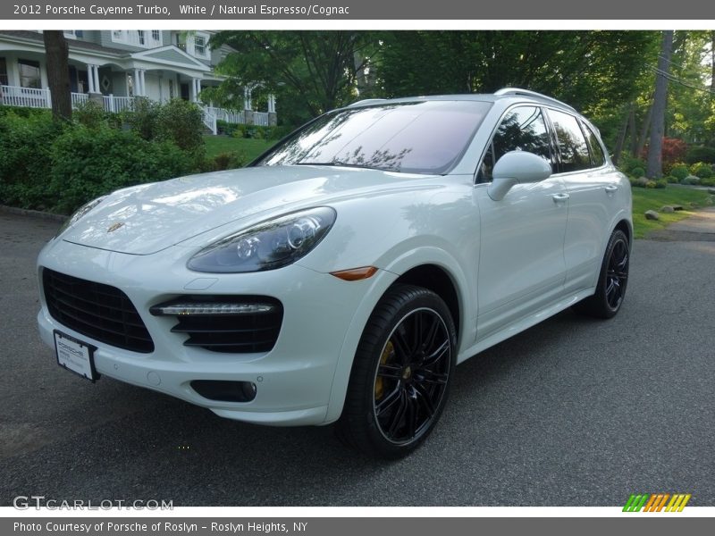 White / Natural Espresso/Cognac 2012 Porsche Cayenne Turbo