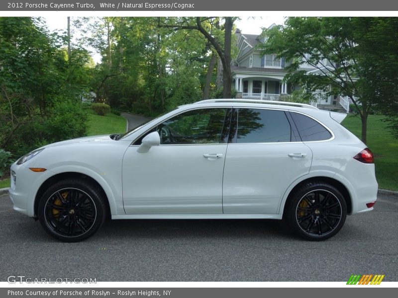 White / Natural Espresso/Cognac 2012 Porsche Cayenne Turbo