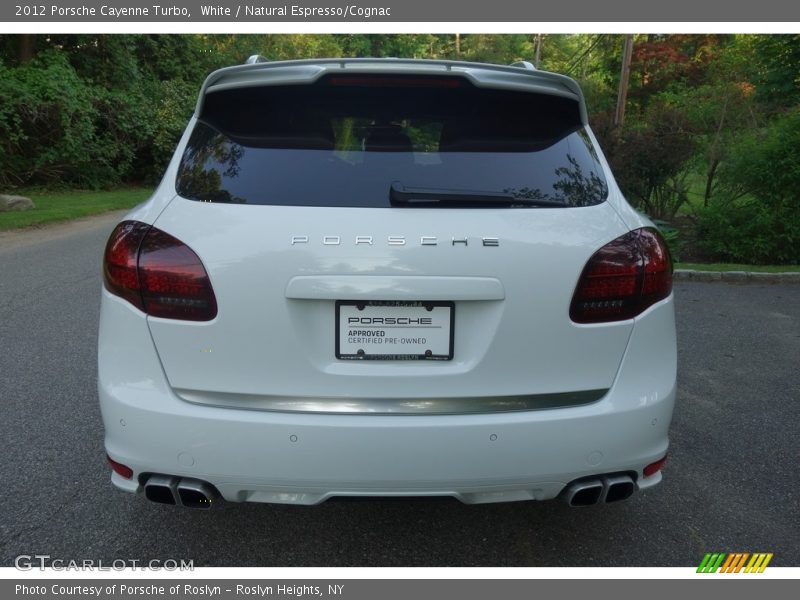 White / Natural Espresso/Cognac 2012 Porsche Cayenne Turbo