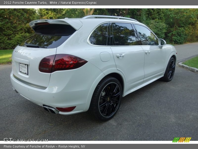 White / Natural Espresso/Cognac 2012 Porsche Cayenne Turbo