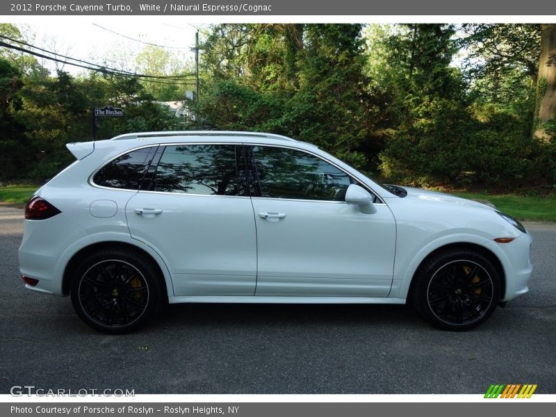 White / Natural Espresso/Cognac 2012 Porsche Cayenne Turbo