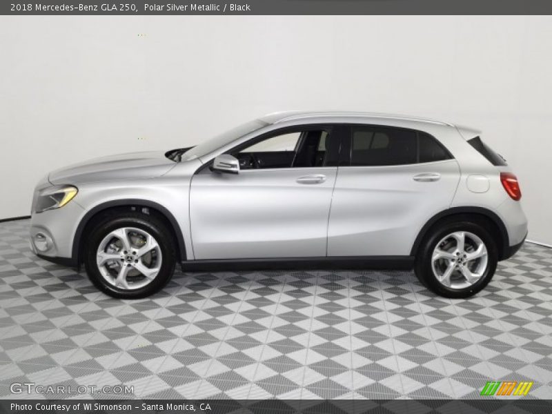 Polar Silver Metallic / Black 2018 Mercedes-Benz GLA 250