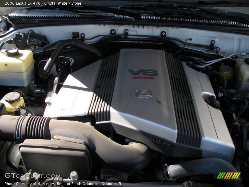 Crystal White / Stone 2006 Lexus LX 470