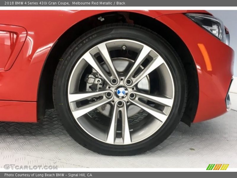 Melbourne Red Metallic / Black 2018 BMW 4 Series 430i Gran Coupe