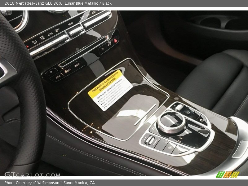 Lunar Blue Metallic / Black 2018 Mercedes-Benz GLC 300