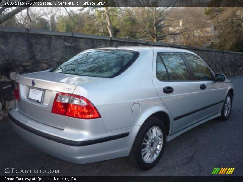 Silver Metallic / Granite Gray 2005 Saab 9-5 Arc Sedan