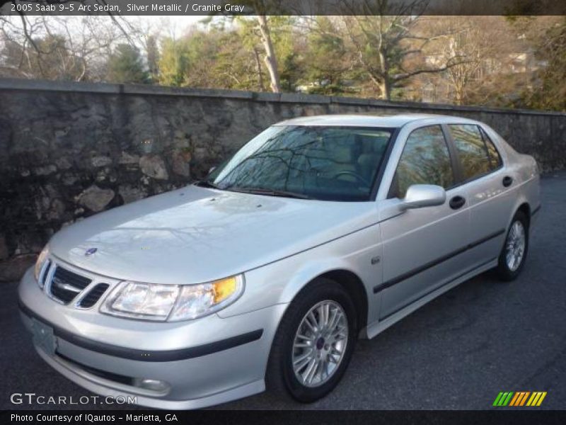 Silver Metallic / Granite Gray 2005 Saab 9-5 Arc Sedan