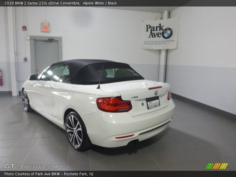 Alpine White / Black 2018 BMW 2 Series 230i xDrive Convertible