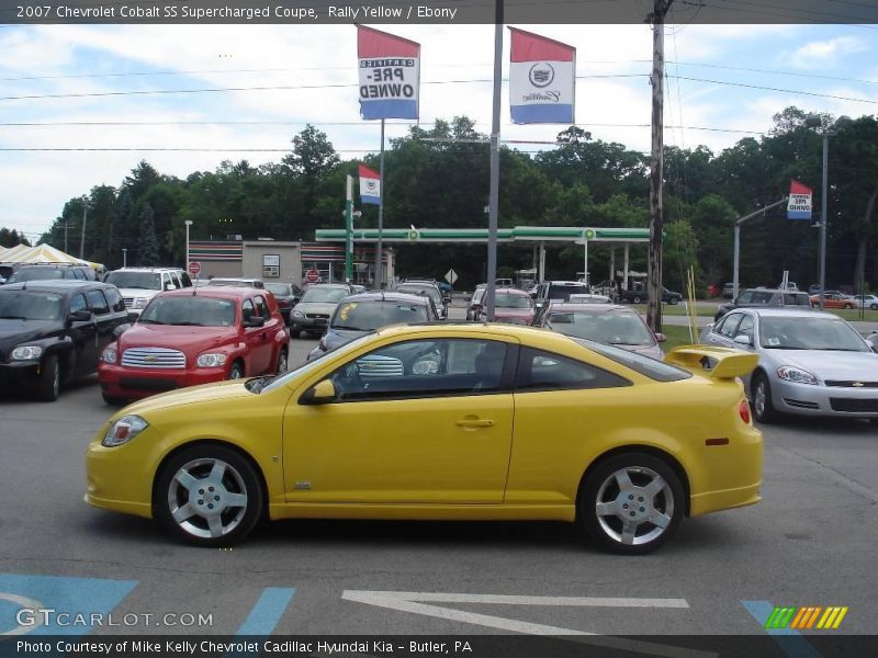 Rally Yellow / Ebony 2007 Chevrolet Cobalt SS Supercharged Coupe