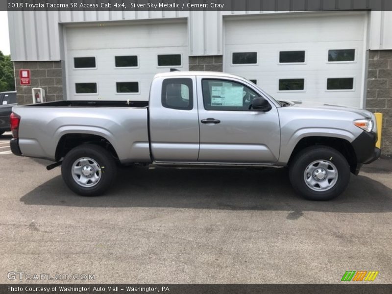  2018 Tacoma SR Access Cab 4x4 Silver Sky Metallic