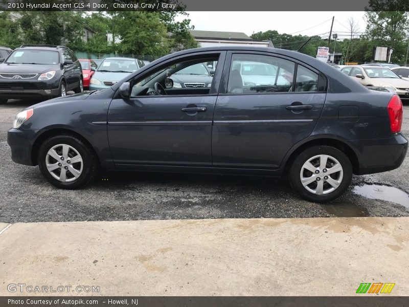 Charcoal Gray / Gray 2010 Hyundai Accent GLS 4 Door