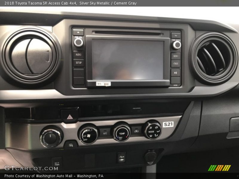 Controls of 2018 Tacoma SR Access Cab 4x4