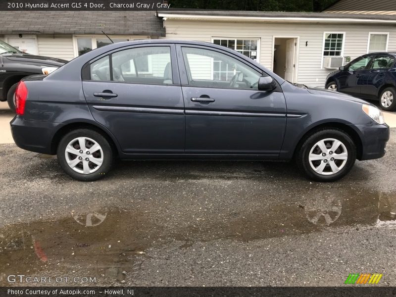 Charcoal Gray / Gray 2010 Hyundai Accent GLS 4 Door