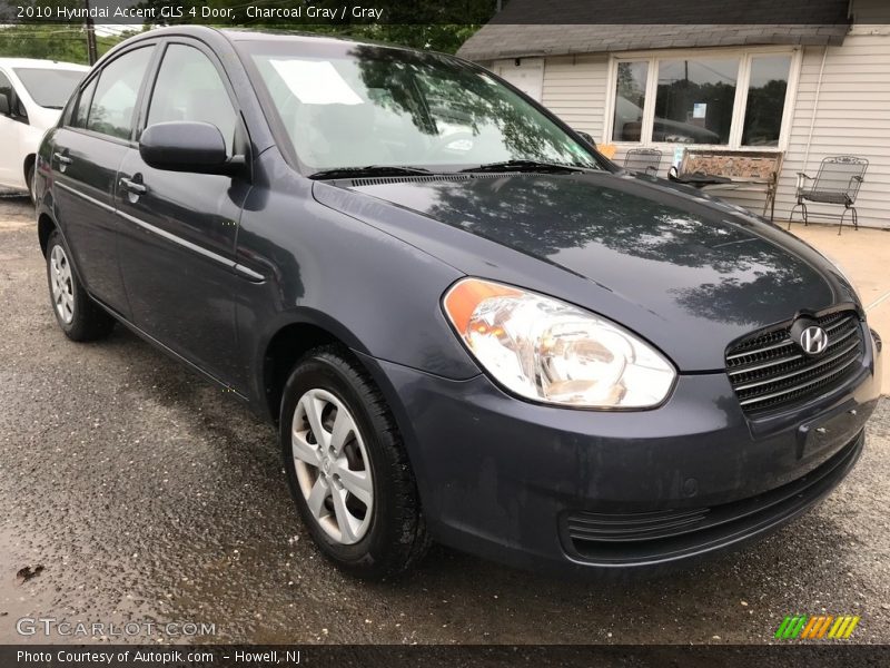 Charcoal Gray / Gray 2010 Hyundai Accent GLS 4 Door