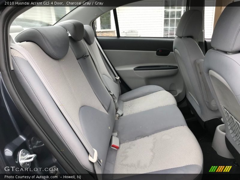 Charcoal Gray / Gray 2010 Hyundai Accent GLS 4 Door