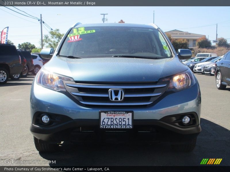 Mountain Air Metallic / Beige 2013 Honda CR-V EX-L