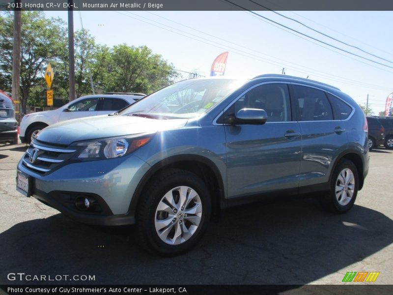 Mountain Air Metallic / Beige 2013 Honda CR-V EX-L