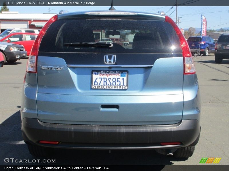 Mountain Air Metallic / Beige 2013 Honda CR-V EX-L