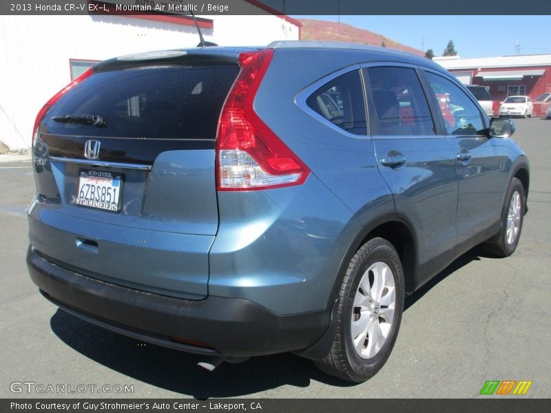 Mountain Air Metallic / Beige 2013 Honda CR-V EX-L