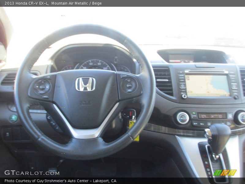 Mountain Air Metallic / Beige 2013 Honda CR-V EX-L