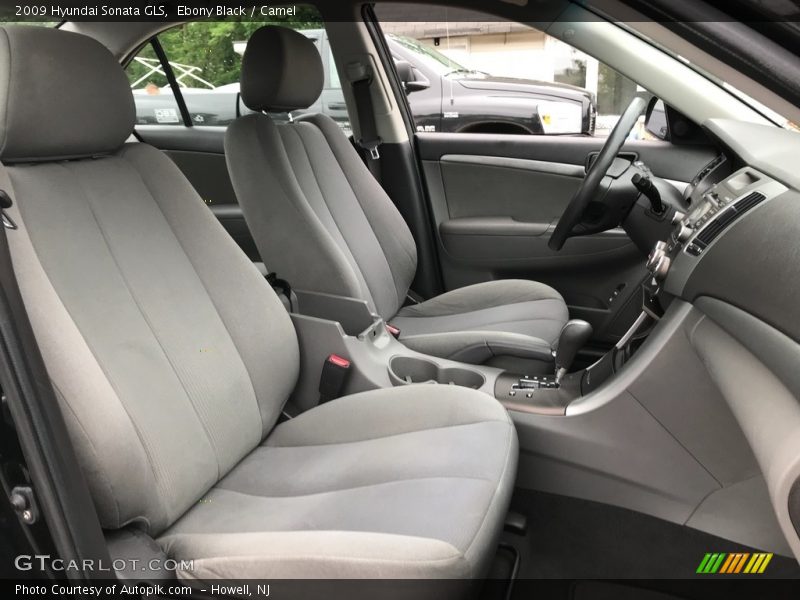 Ebony Black / Camel 2009 Hyundai Sonata GLS