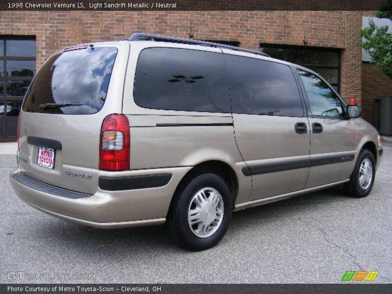 Light Sandrift Metallic / Neutral 1998 Chevrolet Venture LS