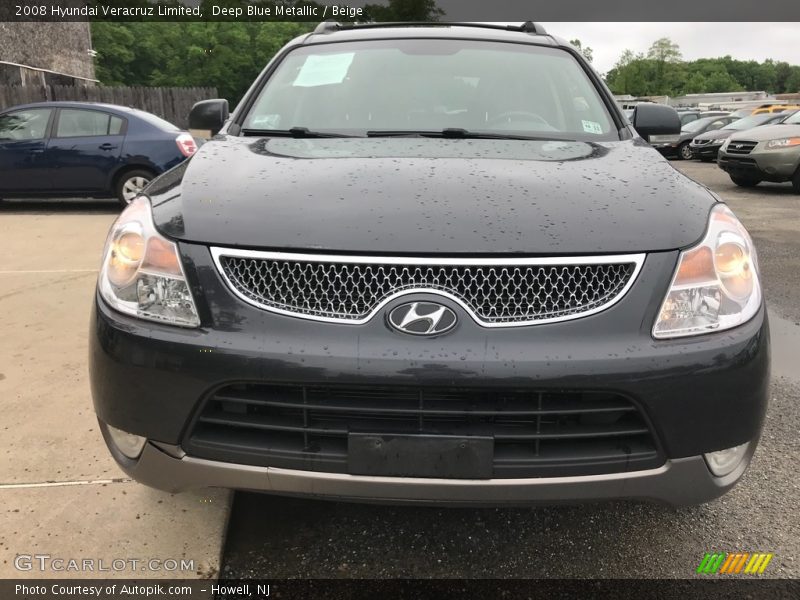 Deep Blue Metallic / Beige 2008 Hyundai Veracruz Limited