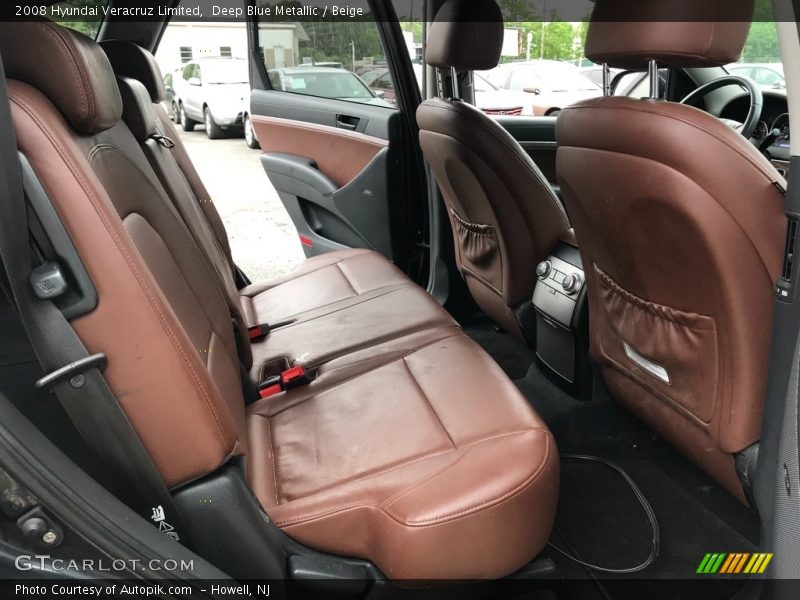 Deep Blue Metallic / Beige 2008 Hyundai Veracruz Limited
