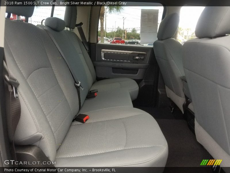 Rear Seat of 2018 1500 SLT Crew Cab