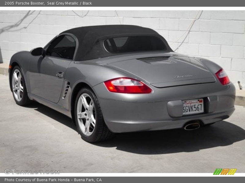 Seal Grey Metallic / Black 2005 Porsche Boxster