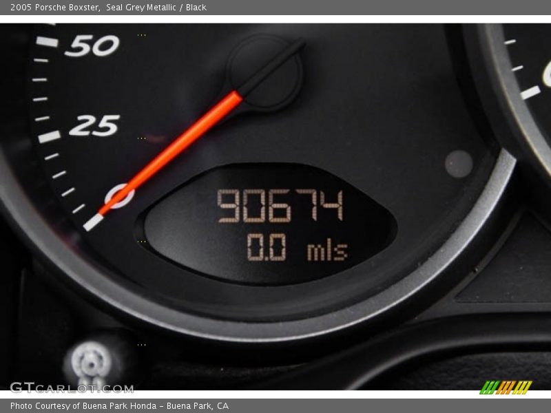 Seal Grey Metallic / Black 2005 Porsche Boxster