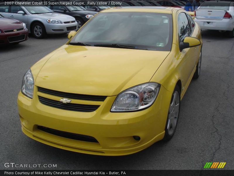 Rally Yellow / Ebony 2007 Chevrolet Cobalt SS Supercharged Coupe