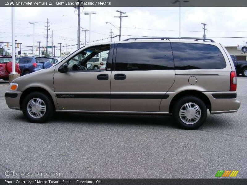 Light Sandrift Metallic / Neutral 1998 Chevrolet Venture LS